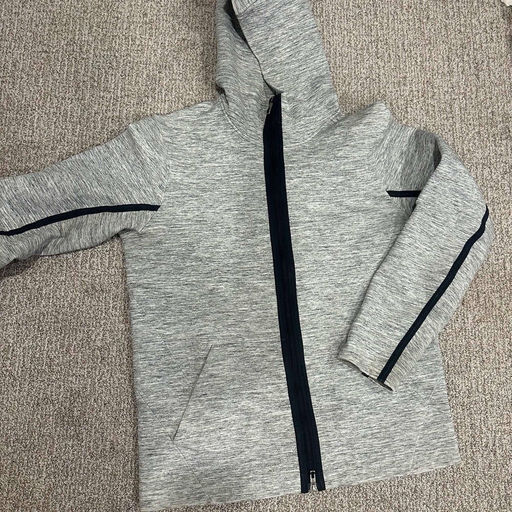 Lululemon Men’s: Gray Hoodie with Black stripe